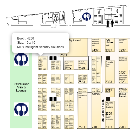 2025 MTS-ISS Exhibitor Floor Map Booth 4250 cropped